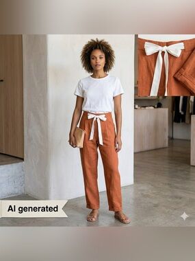Aritzia Wilfred Linen Pants Womens Size 10